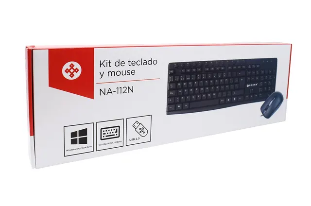 Kit de Teclado y Mouse Naceb Technology NA-112N — vista 4