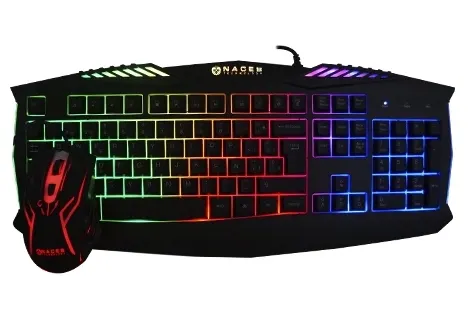 Kit de Teclado y Mouse Gaming Naceb Technology NA-617 — vista 3
