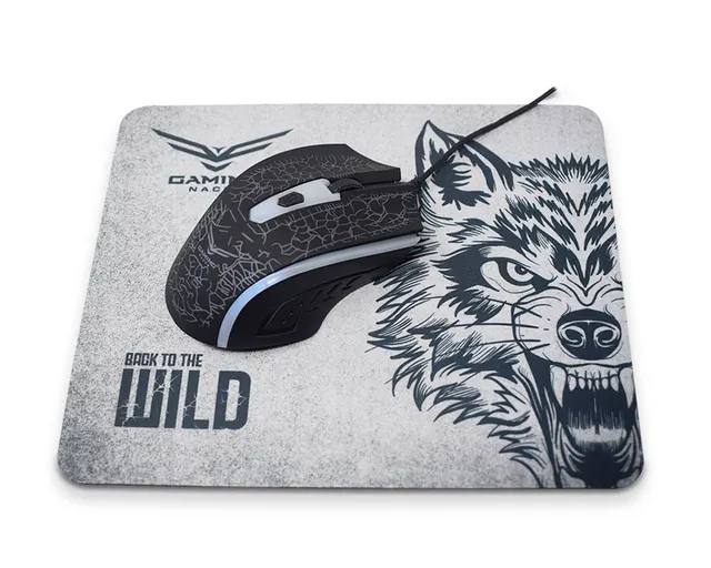 Kit Mouse + Mousepad Naceb Technology NA-632 — vista 2