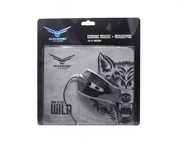 Kit Mouse + Mousepad Naceb Technology NA-632 — vista 4