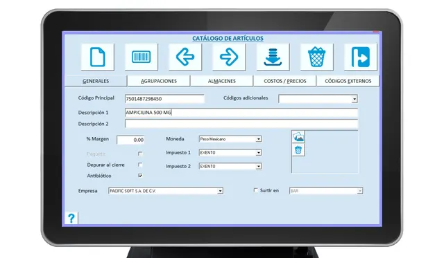 Punto de Venta para Farmacias PACIFIC SOFT PSF030 — vista 2