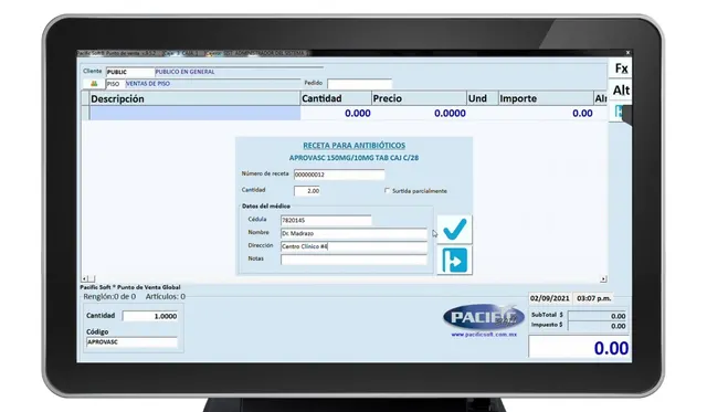 Punto de Venta para Farmacias PACIFIC SOFT PSF030 — vista 3