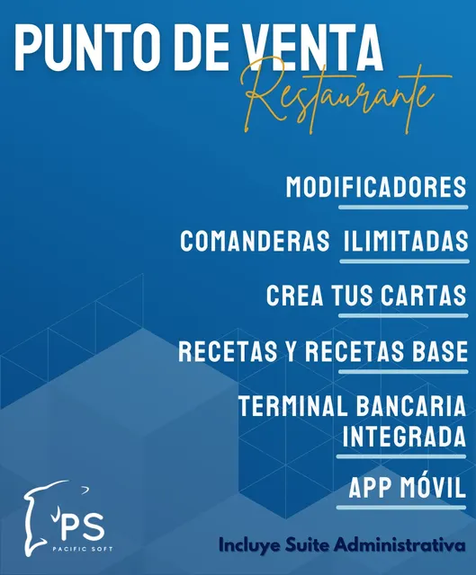 Punto de Venta para Restaurantes PACIFIC SOFT KITPSF050 — vista 2