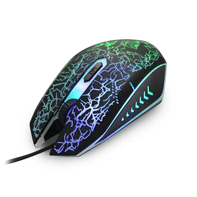 Teclado y Mouse USB RGB Negro BROBOTIX 458977 — vista 4