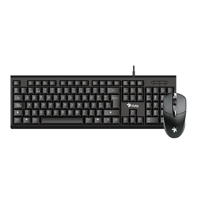 Kit de Teclado y Mouse  Stylos STPKTM4B — vista 2