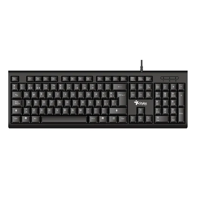 Kit de Teclado y Mouse  Stylos STPKTM4B