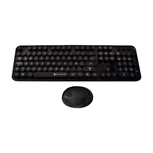 Teclado y Mouse Óptico Inalámbrico TECHZONE TZ19COMB01-INA — vista 3