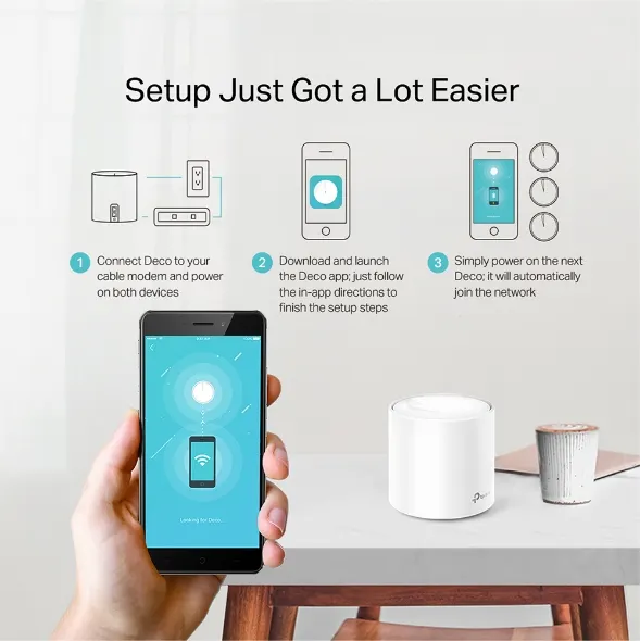 KIT Sistema TP-LINK Deco X20(2-pack) — vista 5