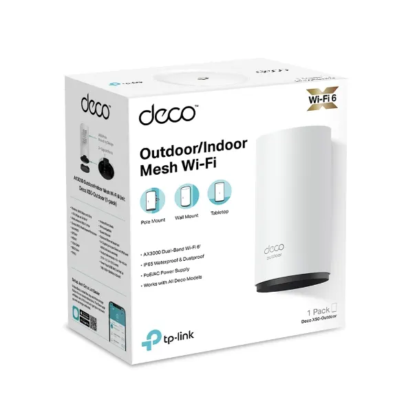 Amplificadores Wifi TP-LINK Deco X50-Outdoor(1-pack) — vista 5