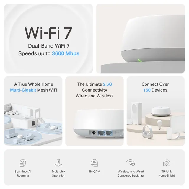 Routers Mesh TP-LINK DECO BE25(2-PACK) — vista 4