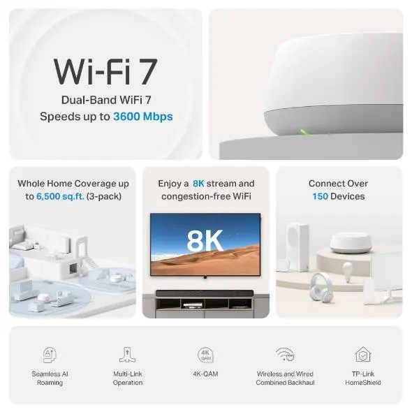 Extensores de Red TP-LINK Deco BE22(3-pack) — vista 2