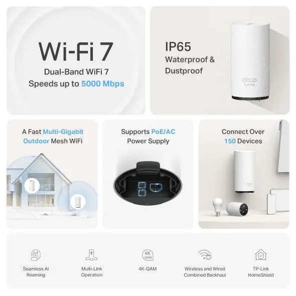 Extensores de Red TP-LINK Deco BE25-Outdoor(1-pack) — vista 2