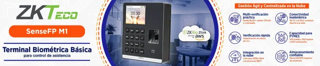 Control de Acceso ZK TECO SENSEFP M1 — vista 3