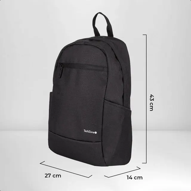 Mochilas y Maletines TECHZONE BASIC BLACK — vista 5