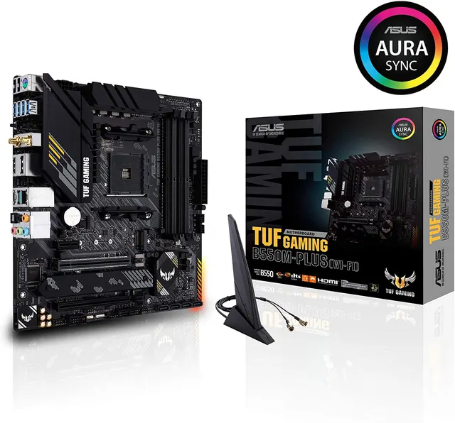 Motherboard Gaming ASUS B550M-PLUS — vista 4