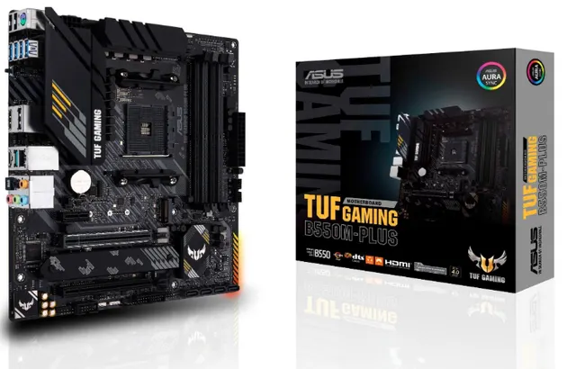 Motherboard Gaming ASUS B550M-PLUS — vista 8