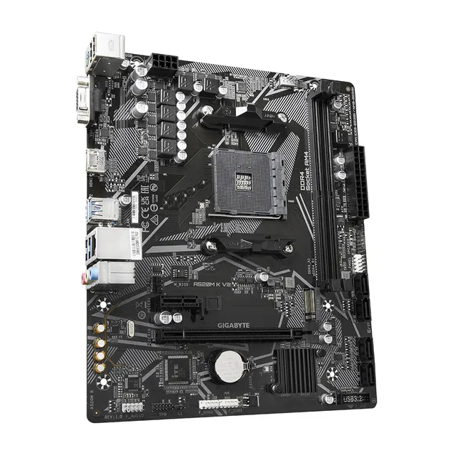 Motherboard GIGABYTE A520M K — vista 3