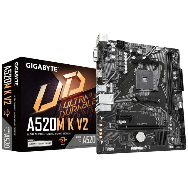 Motherboard GIGABYTE A520M K — vista 5
