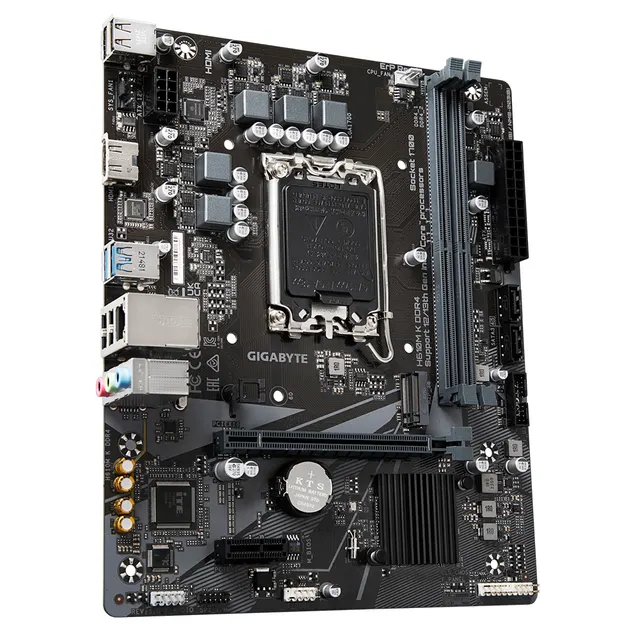 Motherboard GIGABYTE MB GIGABYTE H610M K DDR4 — vista 3