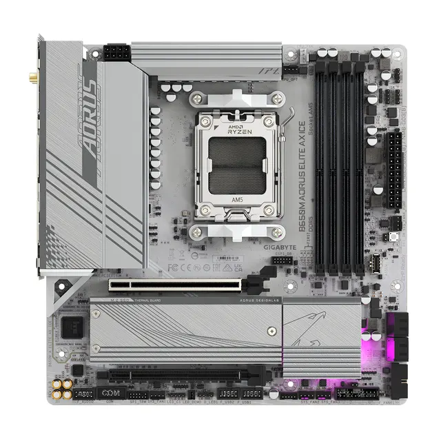Motherboards GIGABYTE B650M A ELITE AX ICE — vista 2