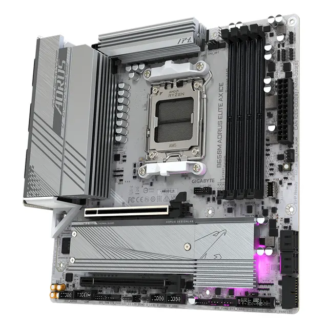 Motherboards GIGABYTE B650M A ELITE AX ICE — vista 4