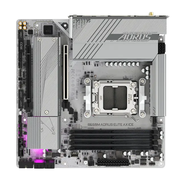 Motherboards GIGABYTE B650M A ELITE AX ICE — vista 5
