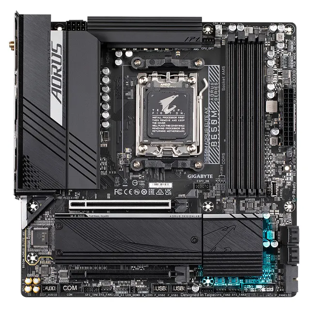 Motherboards GIGABYTE B650M AORUS ELITE AX — vista 2