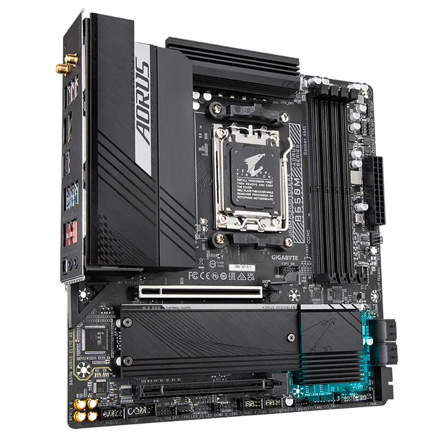 Motherboards GIGABYTE B650M AORUS ELITE AX — vista 3