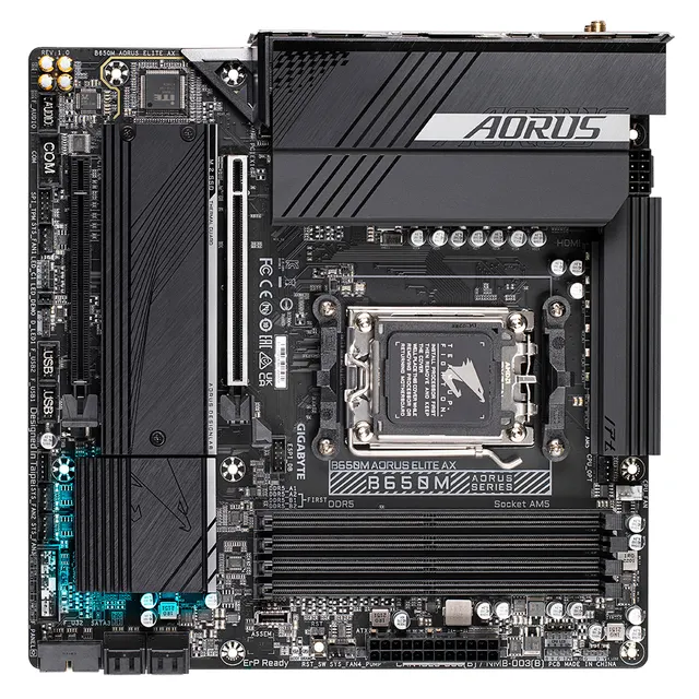 Motherboards GIGABYTE B650M AORUS ELITE AX — vista 4