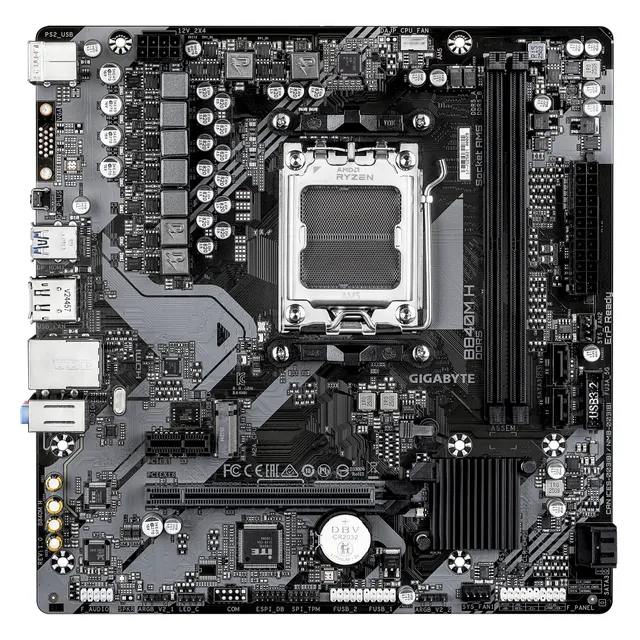 Motherboard GIGABYTE B840M H — vista 2