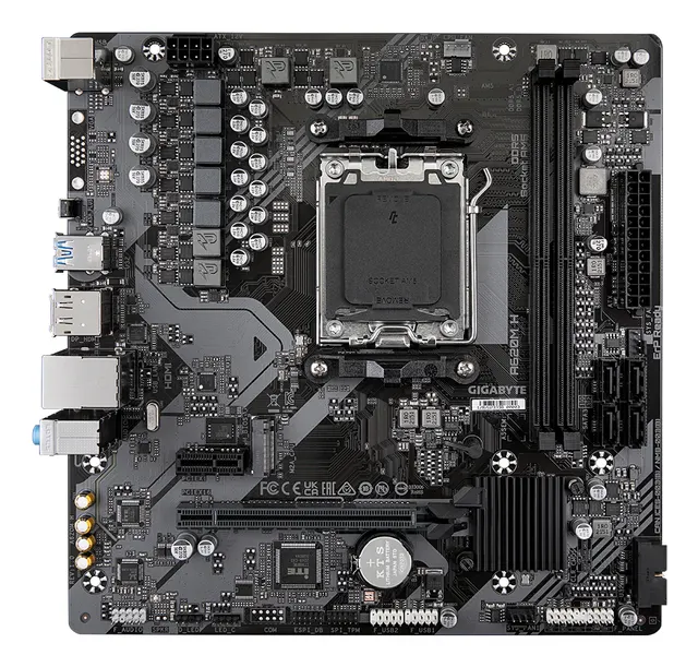 Motherboard GIGABYTE A620M H — vista 2