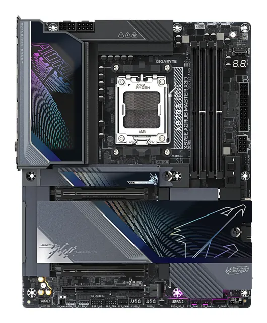 Motherboard GIGABYTE X870E A MASTER X — vista 2