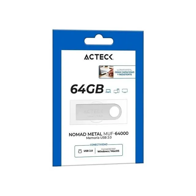 Memorias USB ACTECK MUF-64000 — vista 2