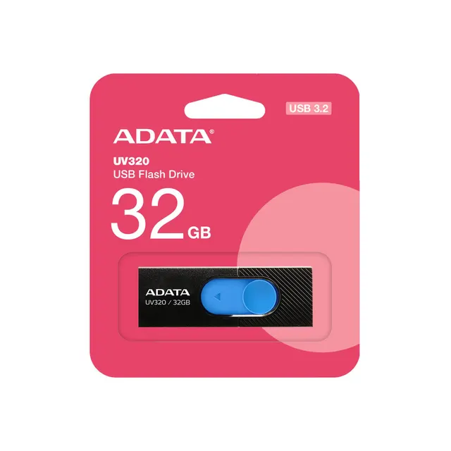 Memoria USB ADATA AUV320-32G-RBKBL — vista 3
