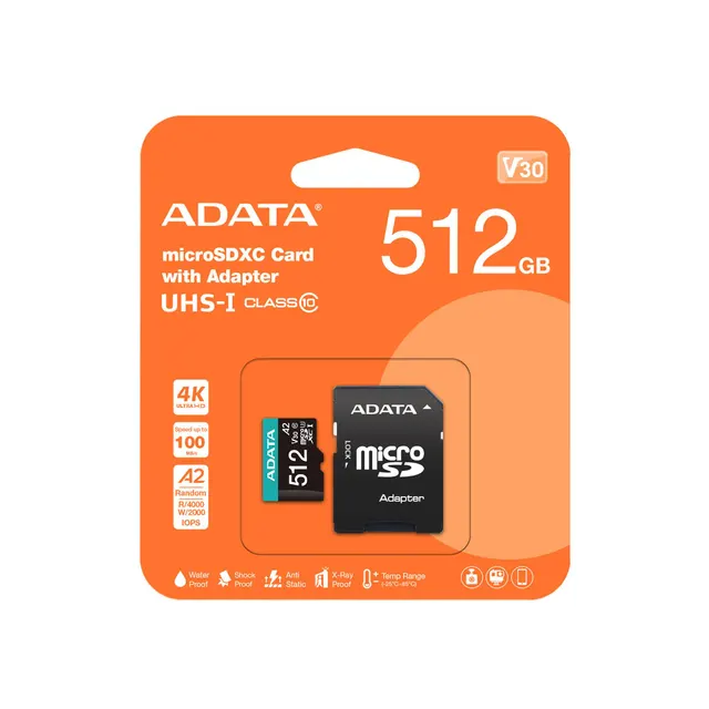 Micro Secure Digital A2 (V30) ADATA Premier Pro — vista 4