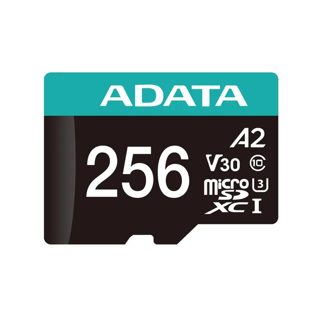 Micro Secure Digital ADATA AUSDX256GUI3V30SA2-RA1 — vista 2