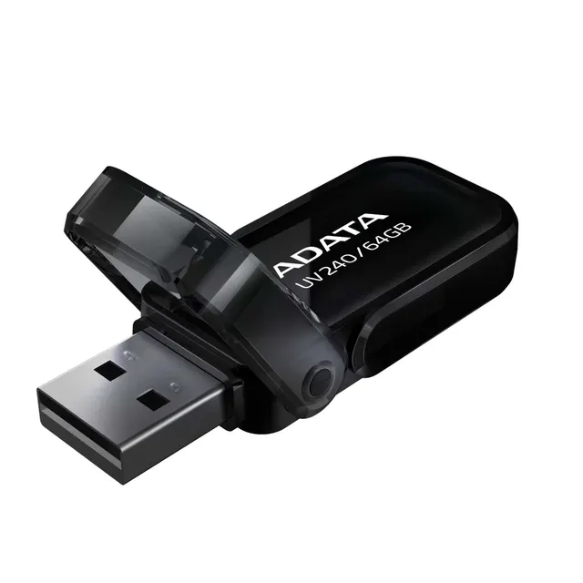 Memoria USB ADATA AUV240-64G-RBK — vista 2