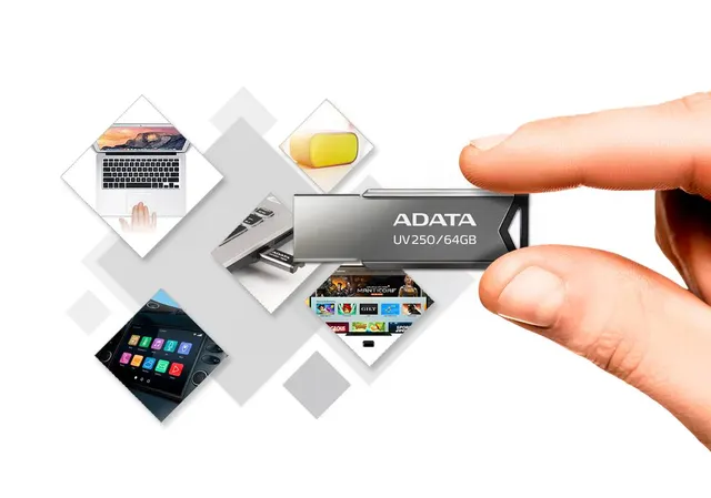 Memoria ADATA AUV250-64G-RBK — vista 5