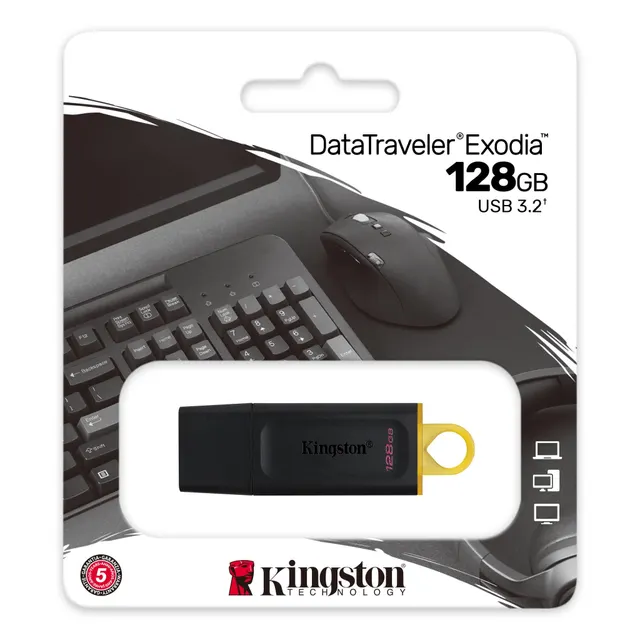 Memoria USB Kingston Technology DATATRAVELER EXODIA — vista 3