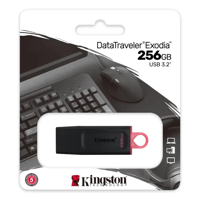 Memoria USB Kingston Technology DATATRAVELER EXODIA — vista 3