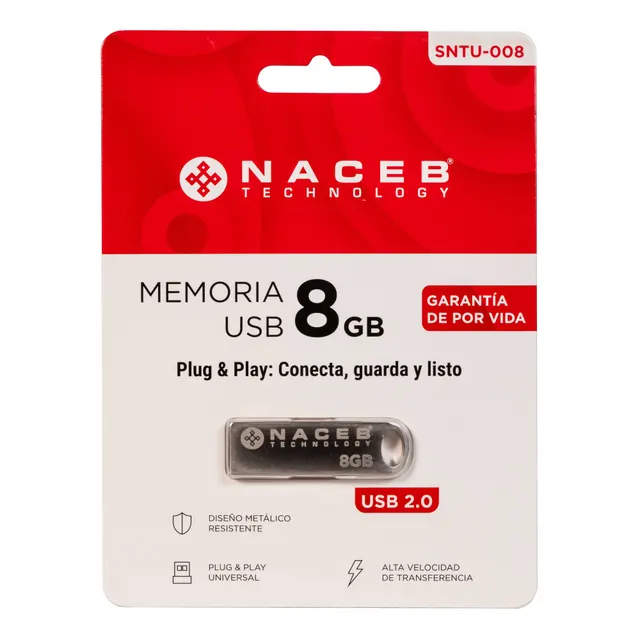 Memoria USB Naceb Technology SNTU-008 — vista 3