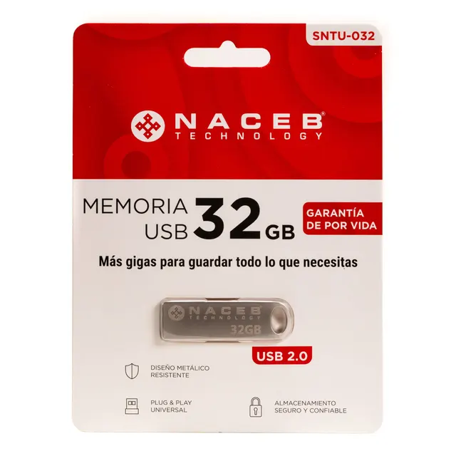 Memoria USB Naceb Technology STNU-064 — vista 3
