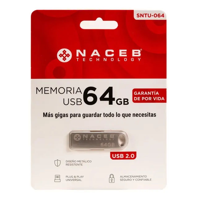 Memoria USB Naceb Technology STNU-032 — vista 3