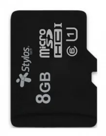Memoria Micro SD 8GB Stylos  STMSDS1B — vista 2