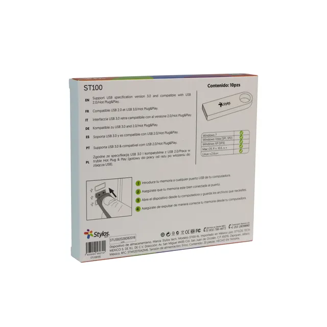 Memoria USB Stylos STUSB1016 — vista 3
