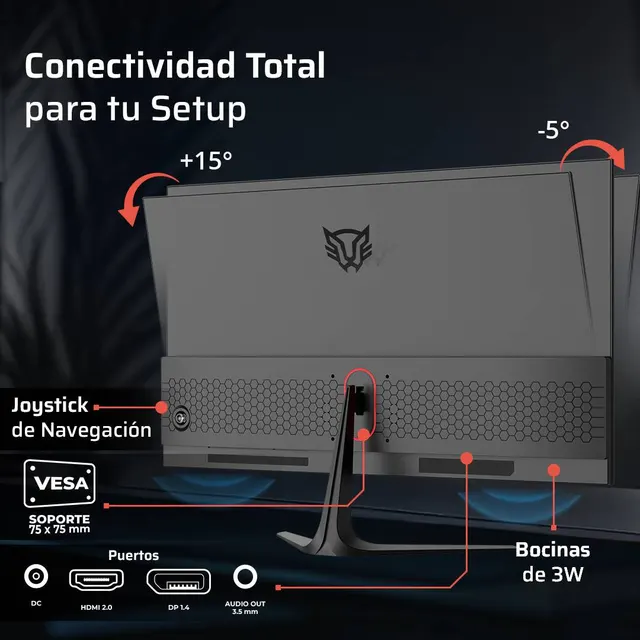 Monitores Gaming Balam Rush COSMOS EDGE MCE27P — vista 4