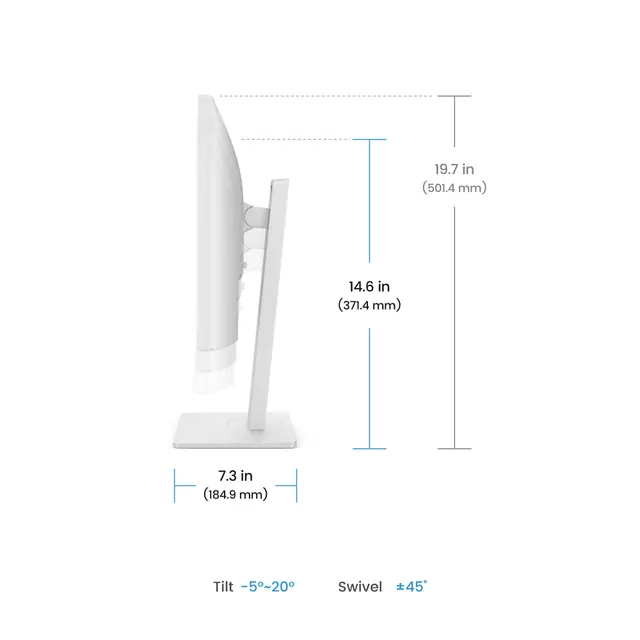 Monitores BENQ GW2486TC — vista 5