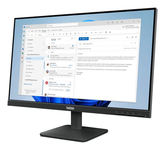 Monitor LENOVO S24 — vista 4