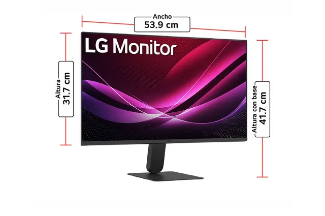 Monitores LG 24U411A-B.AWMQ — vista 2