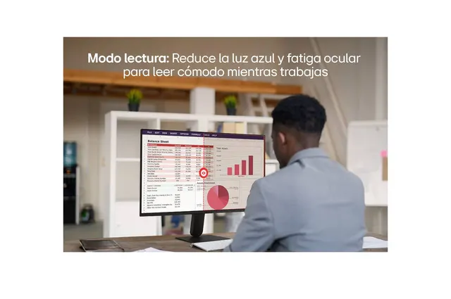 Monitores LG 24U411A-B.AWMQ — vista 3